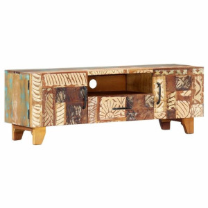 Szafka RTV rzeźbiona 120x30x40cm drewno