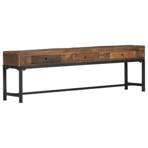 Szafka RTV 150x30x46cm lite drewno z odzysku