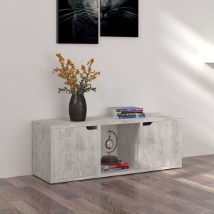 Szafka RTV szary beton 88.5x27.5x30.5cm płyta