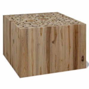 Stolik kawowy z drewna tekowego 50x50x35cm