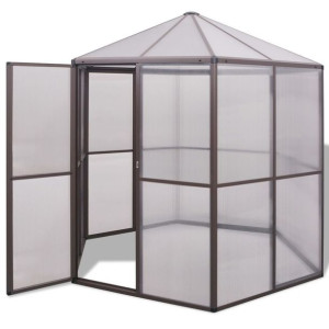 Szklarnia ogrodowa aluminium 240x211x232cm