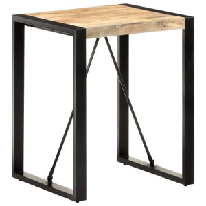 Stolik jadalniany 60x60x75cm lite surowe drewno mango
