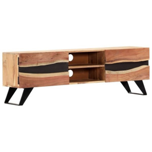 Szafka RTV 140x30x45cm drewno akacjowe