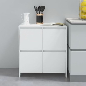 Komoda biała 70x41x75cm płyta wiórowa