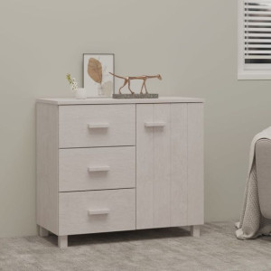 Szafka biała 90x40x80cm drewno sosnowe