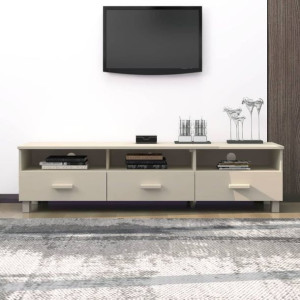 Szafka RTV miodowy brąz 158x40x40cm drewno sosnowe