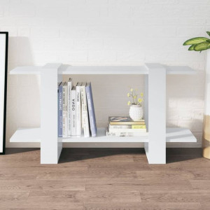 Regał na książki biały 100x30x51cm płyta wiórowa