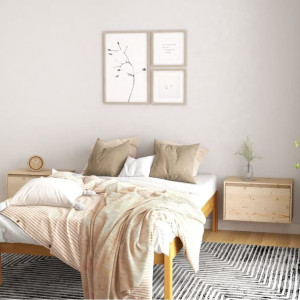 Szafki nocne wiszące 2 szt. 60x30x35cm lite drewno sosnowe