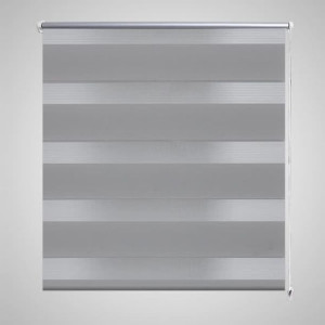 Roleta w pasy (60x120cm) szara
