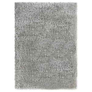 Dywan shaggy z wysokim runem szary 120x170cm 50 mm