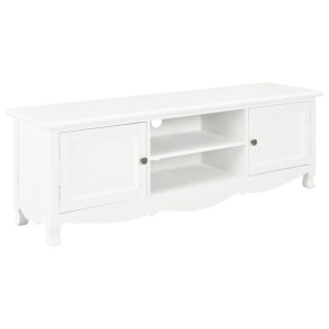 Szafka RTV biała 120x30x40cm drewniana