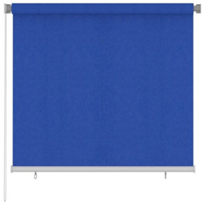 Roleta zewnętrzna 160x140cm niebieska HDPE