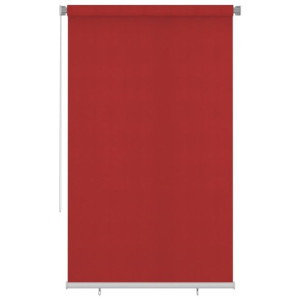 Roleta zewnętrzna 140x230cm czerwona HDPE