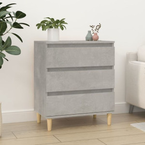 Komoda szarość betonu 60x35x70cm płyta wiórowa