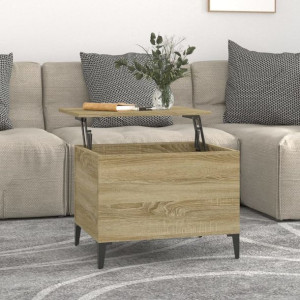 Stolik kawowy dąb sonoma 60x44.5x45cm płyta wiórowa