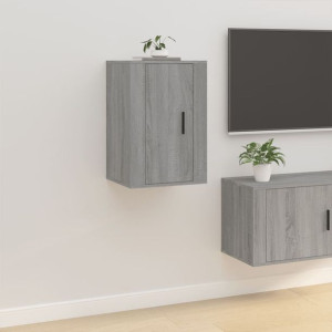 Szafka RTV wisząca szary dąb sonoma 40x34.5x60 cm