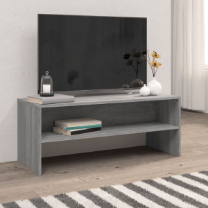 Szafka RTV szary dąb 100x40x40cm płyta wiórowa