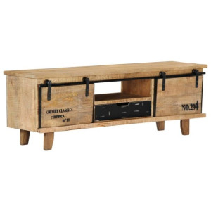 Szafka RTV 120x30x40cm drewno mango