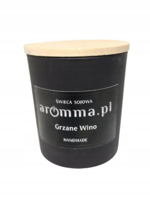 Świeca Sojowa 100% GRZANE WINO 180 ml z wieczkiem - Aromma - PRZEKONAJ SIĘ!