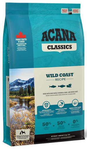 Acana Classics Wild Coast - karma dla psa, śledź, flądra, morszczuk, warzyw
