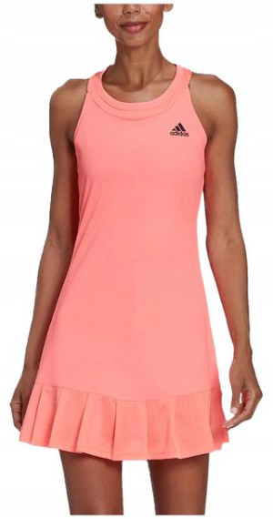Sukienka tenisowa ze spodenkami koral ADIDAS - XS