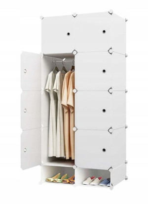 Szafa Modułowa Szafka Regał Garderobapółki Wieszak