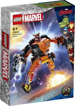 Lego 76243 Super Heroes Mechaniczna Zbroja Rocketa
