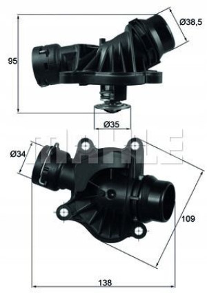 Behr Termostat Bmw 5 E60 E61 520d 525d 530d 535d