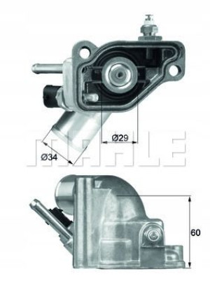 Behr Termostat Opel Saab Ti 5 92 Ti592 1.8 Z18xe