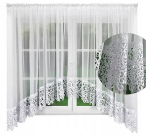 Firana gotowa Firany 160x500 cm Firanki z gipiura