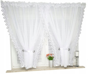 Firana gotowa Firany 150x400 cm Firanki z gipiura