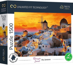 Trefl Puzzle 1500 El Zachód Słońca Oia Santorini