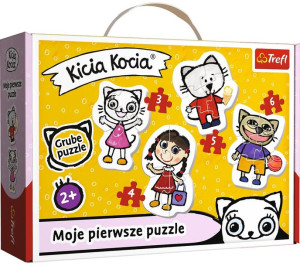 Trefl Baby Moje Pierwsze Puzzle Wesoła Kicia Kocia