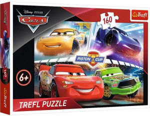 Trefl Puzzle 160 El Auta Cars 3 Zwycięski Wyścig