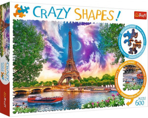 Trefl Puzzle 600 El Crazy Shapes Niebo Nad Paryżem