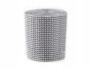Taśma Z Cyrkoniami 12cm Diamenty 9m Rolka