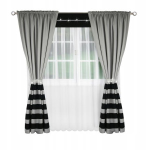 ZESTAW DEKORACYJNY PANEL 250x400 Firana gotowa