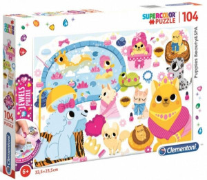 Clementoni Puzzle 104 El Puppies Beauty & Spa