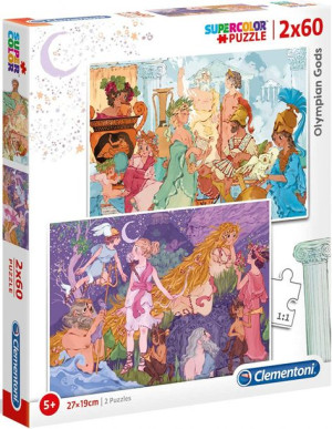 Clementoni Puzzle 2x60 El Bogowie Olimpijscy