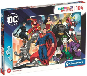 Clementoni Puzzle 104 El Dc Comics Jl Superman