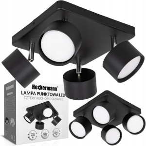 Lampa Sufitowa 4 Punktowa Spot Led Plafon Gx53