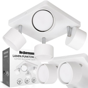 Lampa Sufitowa Spot Led Ścienna Punktowa 4xgx53