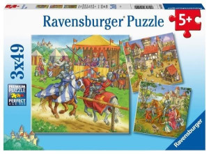 Ravensburger Puzzle 3x49 El Rycerze