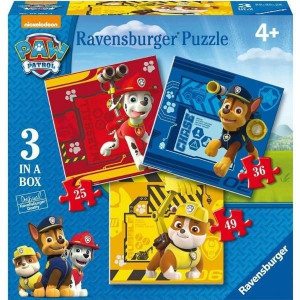 Ravensburger Puzzle 3w1 Psi Patrol