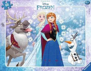 Ravensburger Puzzle Ramkowe 40 El Kraina Lodu