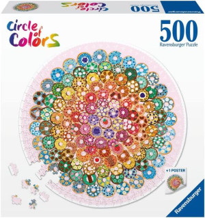 Ravensburger Puzzle 500 El Paleta Kolorów Donuts