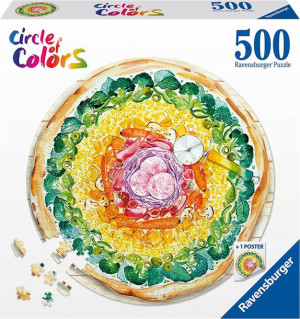 Ravensburger Puzzle 500 El Paleta Kolorów Pizza