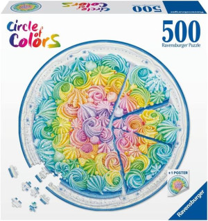 Ravensburger Puzzle 500 El Paleta Kolorów Ciacho