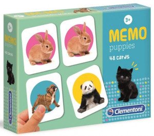 Clementoni Gra Memo Puppies Zwierzęta