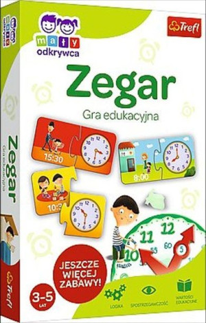 Trefl Gra Zegar Mały Odkrywca Gra Edukacyjna